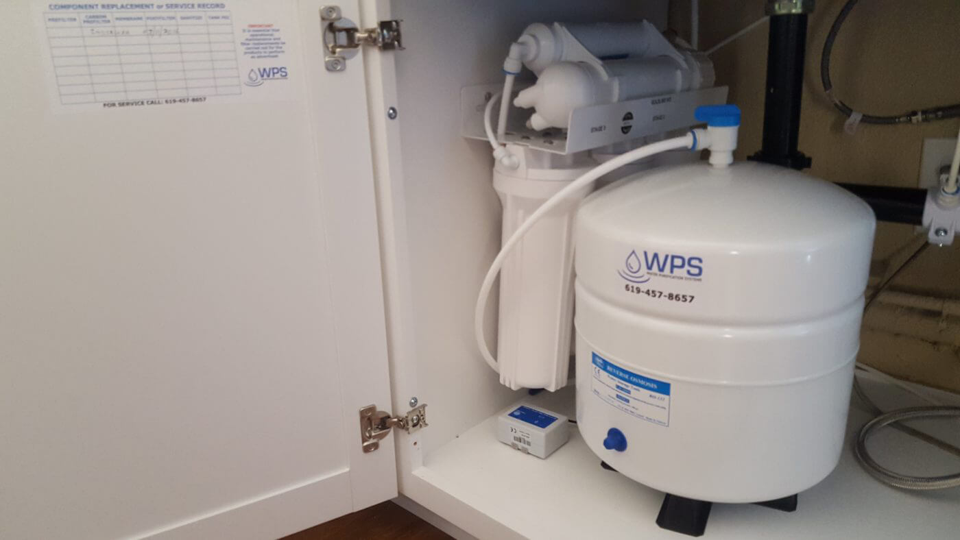 Installed RO system with filmtec membrane