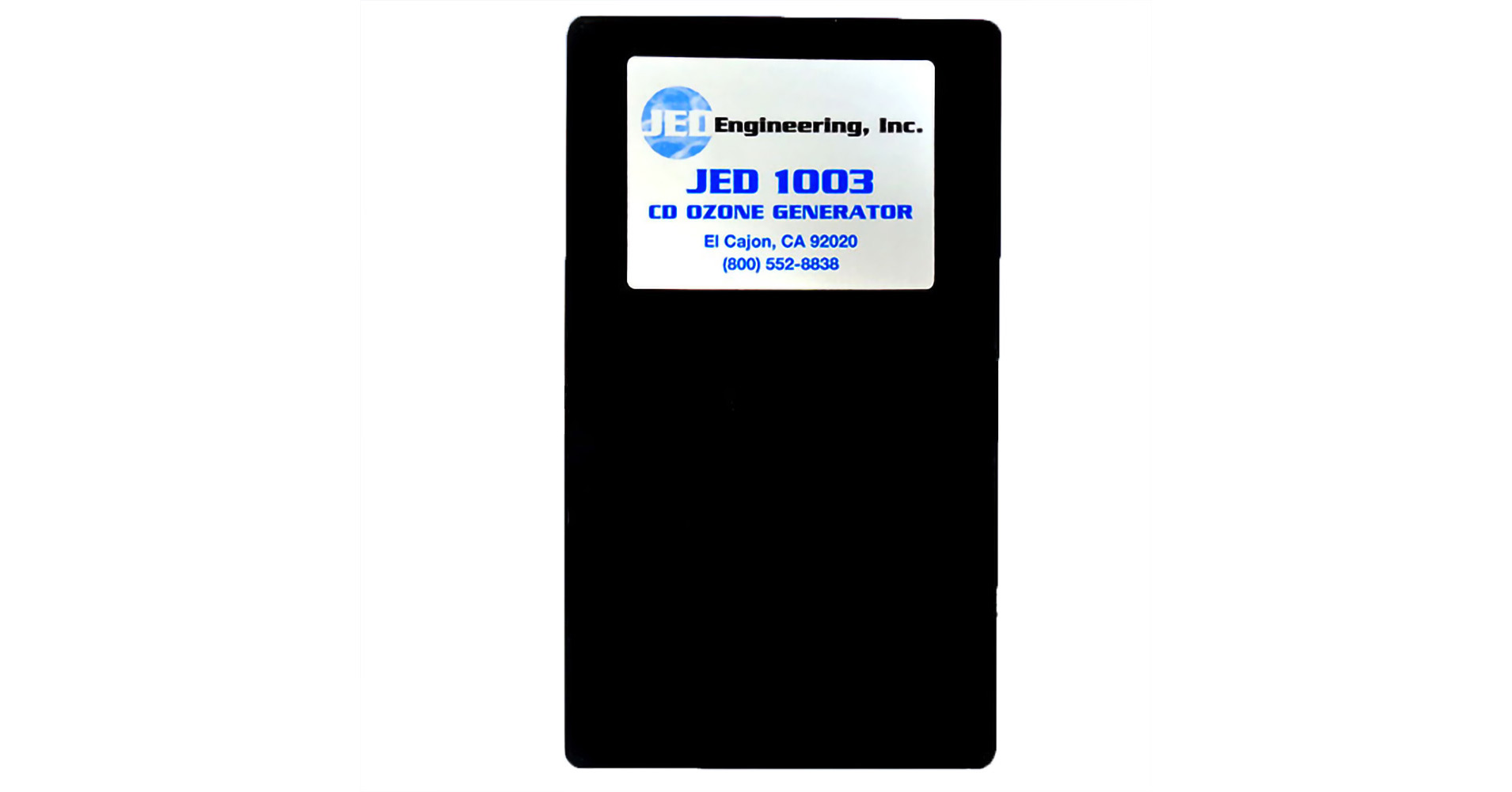 Ozone Generator JED 1003 Water sanitization and disinfection San Diego