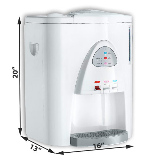 size counter top water cooler PWC-600