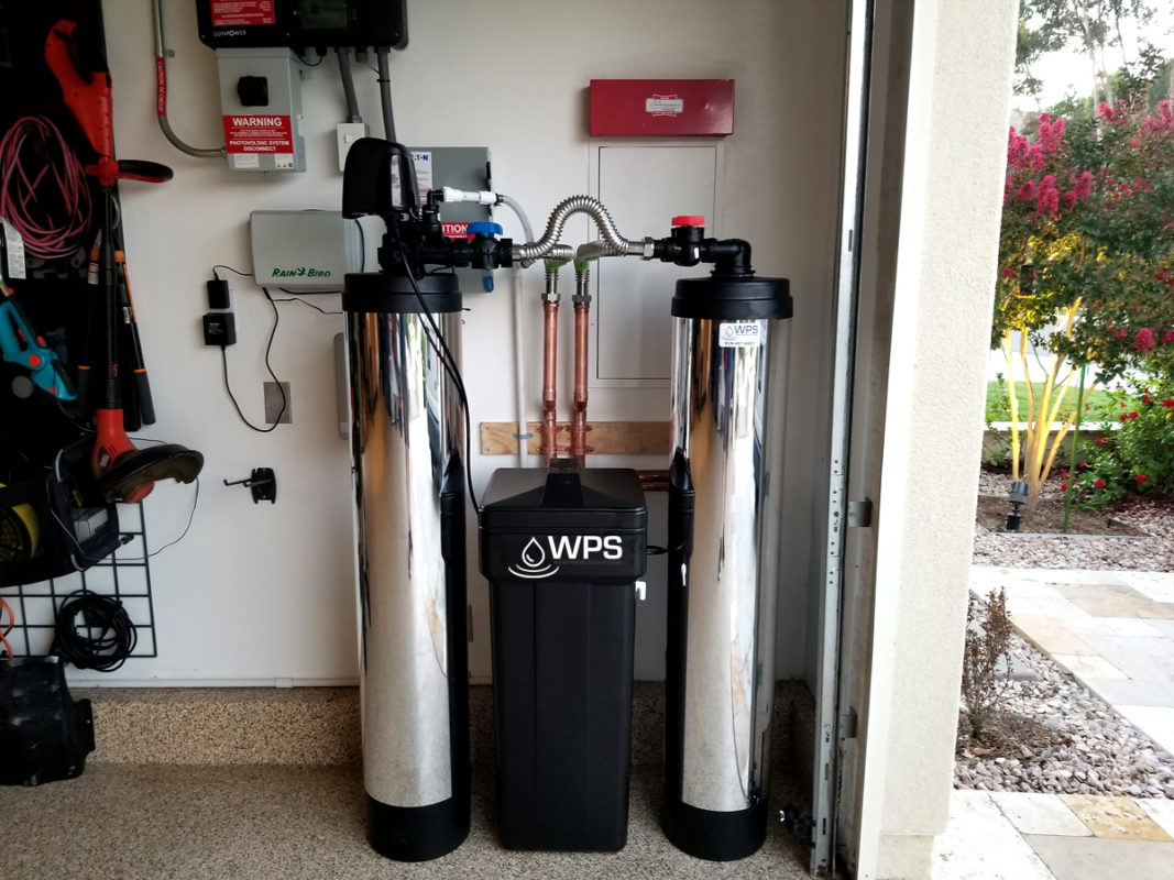 Dual water filtration system Water-softener and multi-layer conditioner