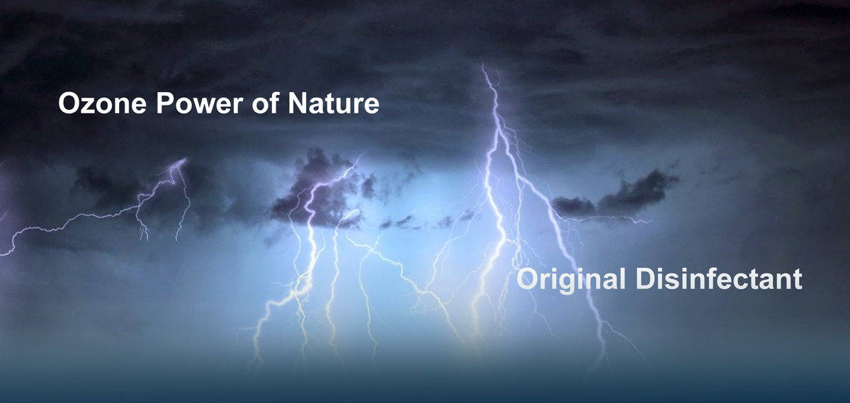 Ozone power of nature-original disinfectant