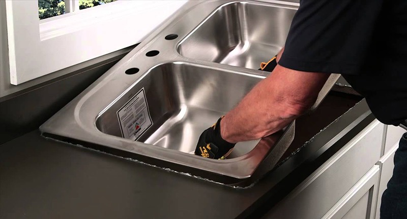 sink replacement installation