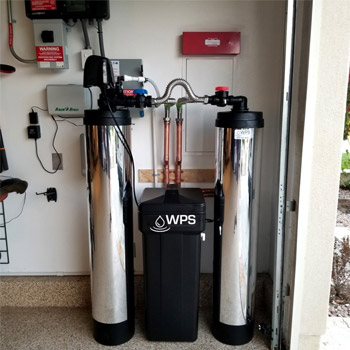 Dual Tank Water Softener+Water Conditioner, whole house water treatment.