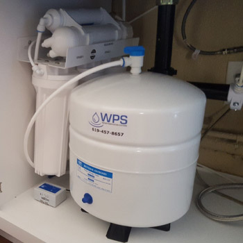 Under sink drinking water system. Reverse Osmosis - most effective filtration.