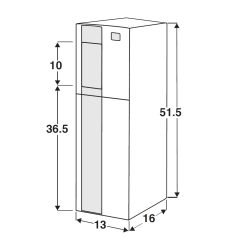 PWC-9501 Vertex cooler size